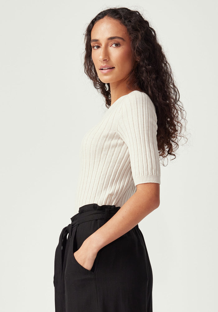 Sylvie Tee - Ecru
