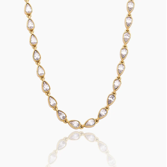 Solitaire Crystal Necklace