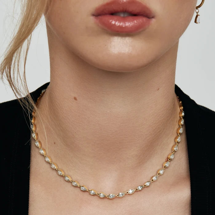 Solitaire Crystal Necklace