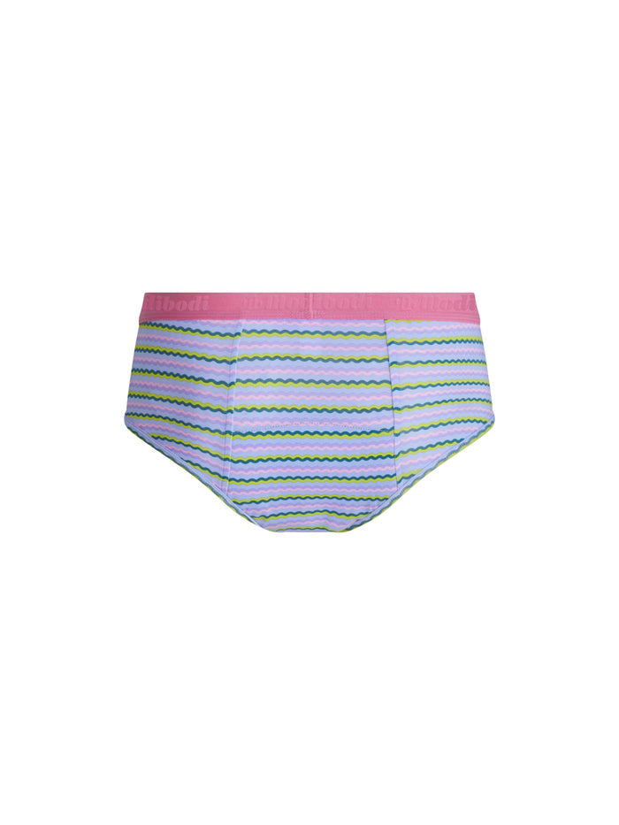 Teen Hipster Boyleg Moderate Grapefruit Stripe