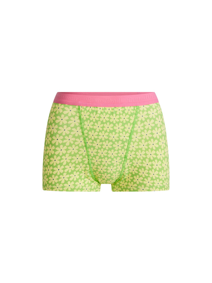 Teen Hipster Boyshort Super Floral Green