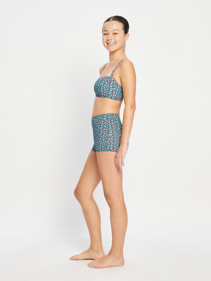 Teen Swimwear Hi Waist Short Super Luna Blossom Black