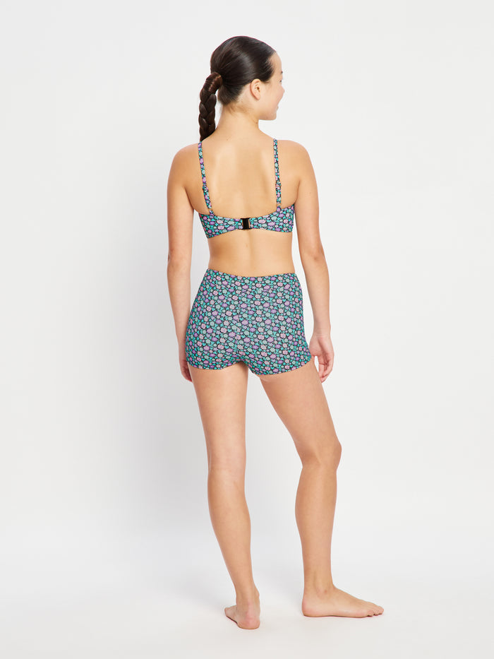 Teen Swimwear Hi Waist Short Super Luna Blossom Black