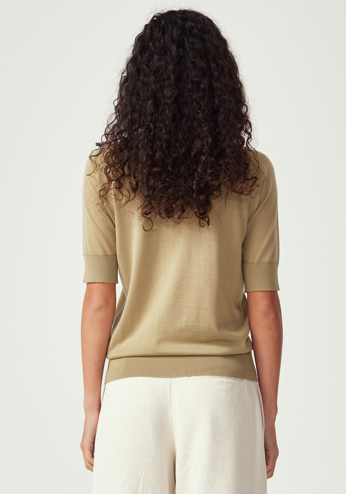 Tenera Knit Tee - Aloe
