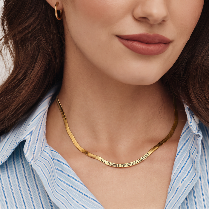 The Devotion Herringbone Necklace