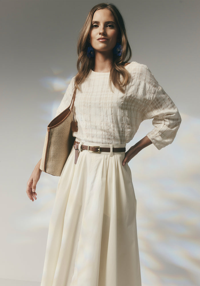 Thea Top - Canvas Check
