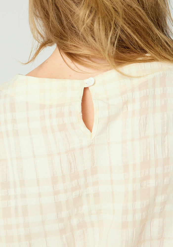 Thea Top - Canvas Check