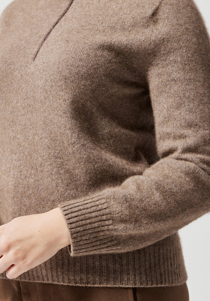 Tidal Half Zip - Wheat/Slate