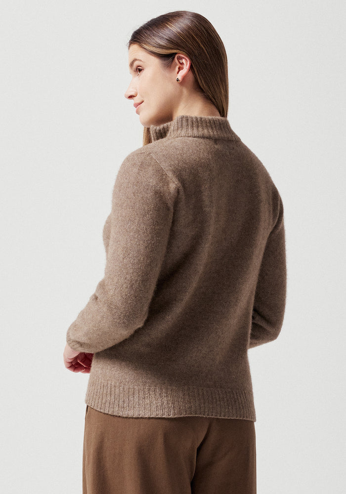 Tidal Half Zip - Wheat/Slate
