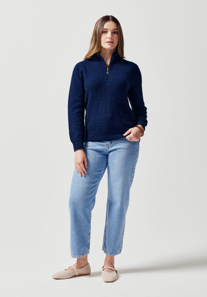 Tidal Half Zip - Zephyr/Slate