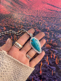 Turquoise Arrowhead Pendant
