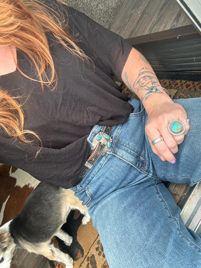 ✙ Turquoise Belt Buckle