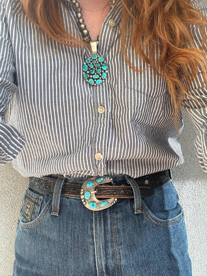 ✙ Turquoise Belt Buckle
