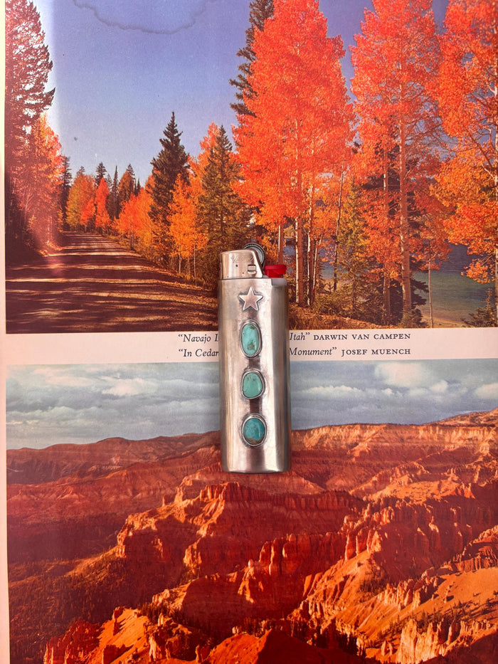✙ Turquoise Lighter Case