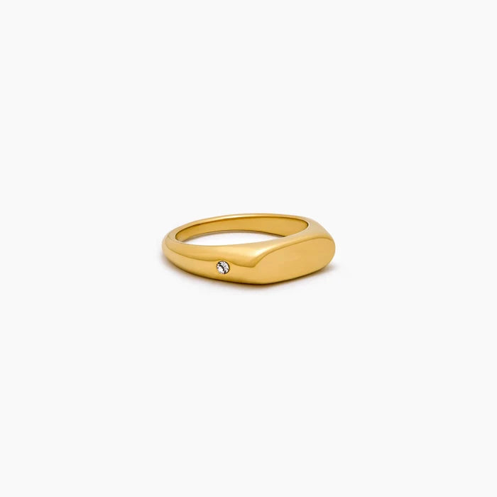 Twin Star Signet Ring