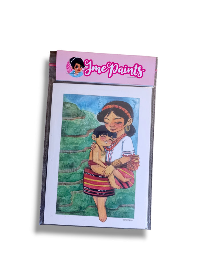 BARONG WAREHOUSE - VMWC1 - Indigenous Filipino Mother & Child Cards | by: Jme Foronda - Filipino Postcards