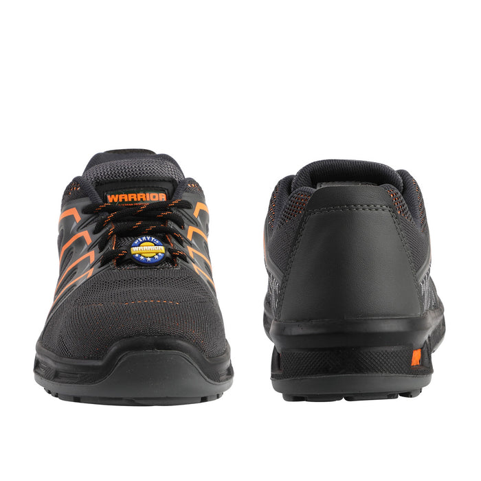 Warrior Orange Fiber Glass Toe Industrial Safety Shoes for Men 3004-28