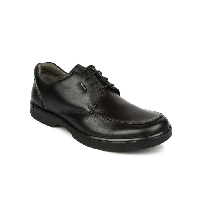 Windsor Black Lacing Formal Shoes For Men 2046 01 By Liberty