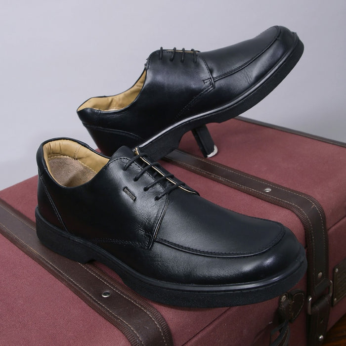 Windsor Black Lacing Formal Shoes For Men 2046 01 By Liberty