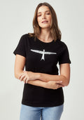 Womens Project U Tee - Black/White