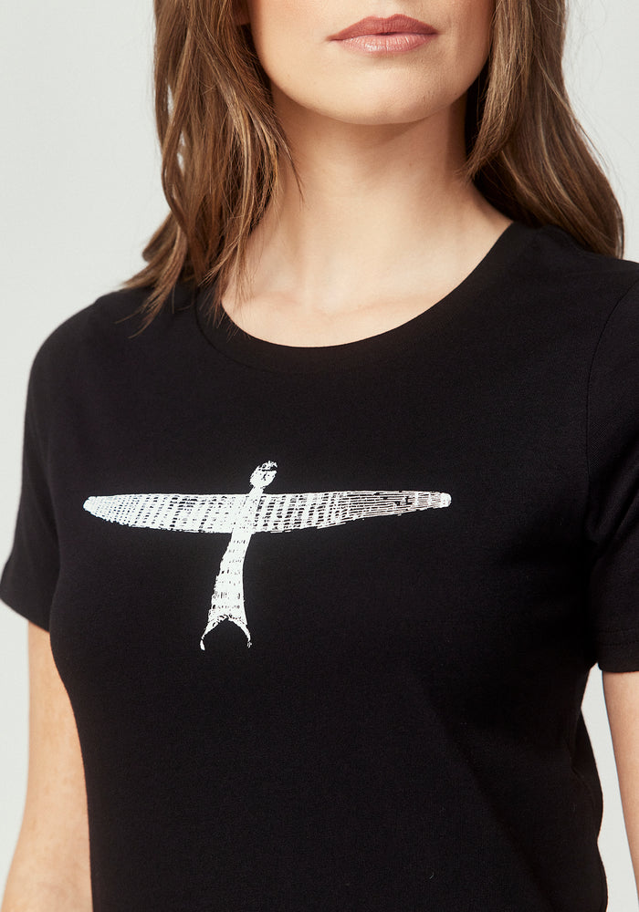Womens Project U Tee - Black/White