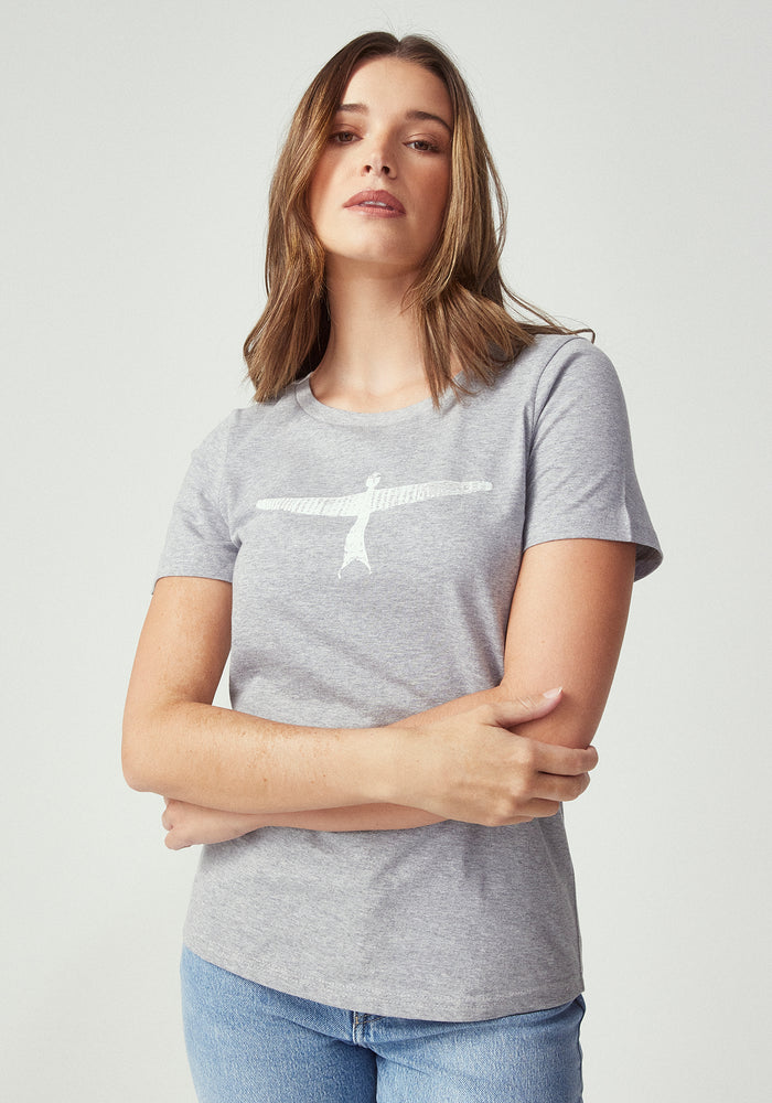 Womens Project U Tee - Grey/White