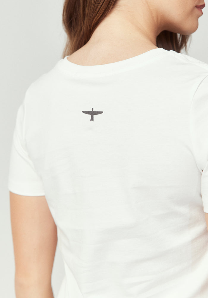 Womens Project U Tee - White/Black