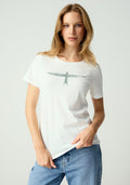 Womens Project U Tee - White/Sage