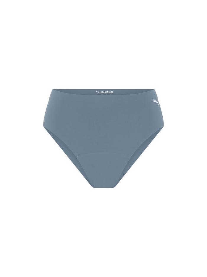 Puma X Modibodi Seamfree Active Bikini Moderate Native Blue