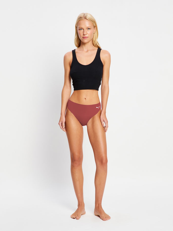 Puma X Modibodi Seamfree Active Bikini Moderate Plum Purple