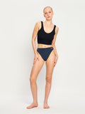 Puma X Modibodi Seamfree Active Hi Waist Thong Light Midnight