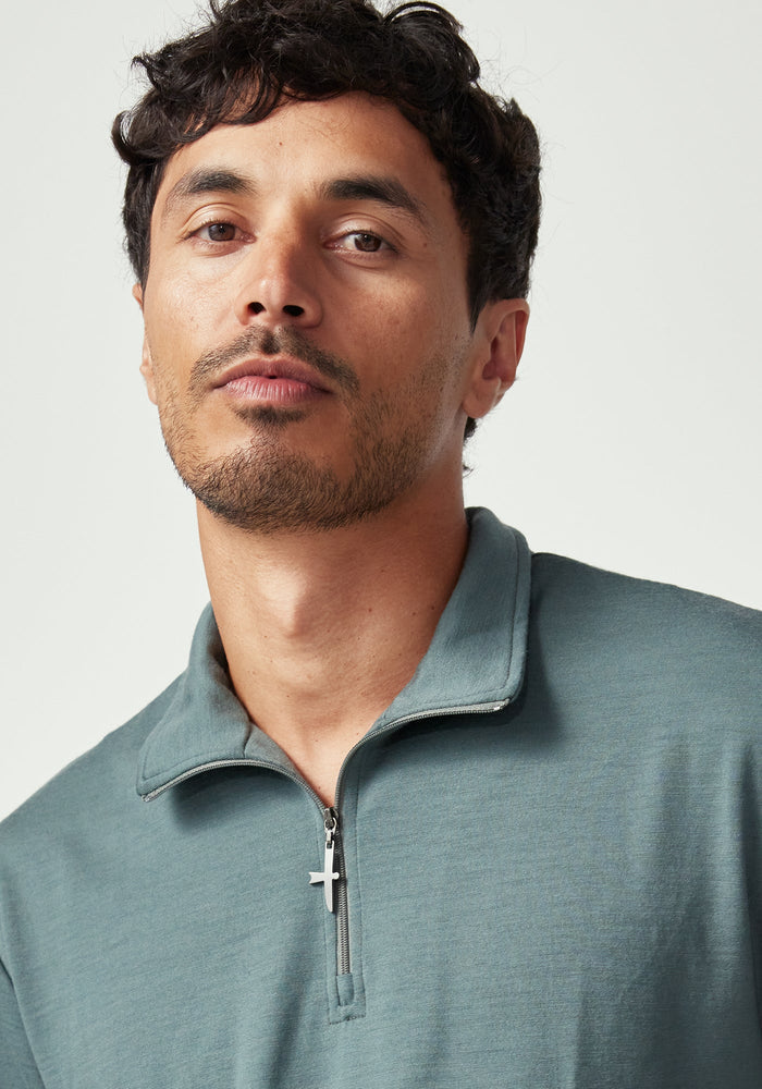 Zip Tee - Tuatara