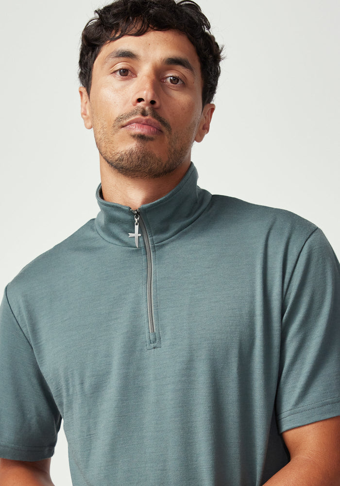 Zip Tee - Tuatara